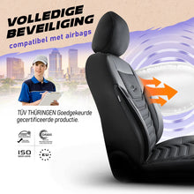 Stoelhoezen Kia PV5 Cargo 2025 - heden – Florida zwart/grijs – perfecte pasvorm (Stoel/Stoel)