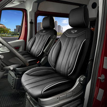 Stoelhoezen Kia PV5 Cargo 2025 - heden – Miami zwart/grijs – perfecte pasvorm (Stoel/Stoel)